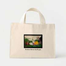 Hermanos contra el dragón Totebag Bolsa