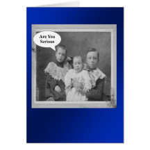 Hermanos del cumpleaños - retros tarjetas