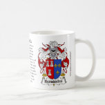 Hernández, el origen, el significado y el escudo tazas