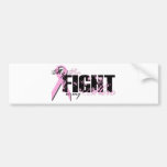 Héroe del hijo - cáncer de pecho de la lucha etiqueta de parachoque