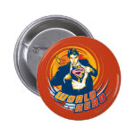 Héroe del mundo del superhombre pins