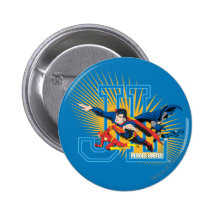 Héroes de la liga de justicia unidos pins