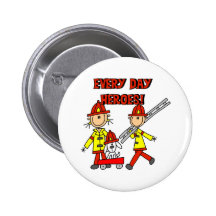 Héroes del bombero pin