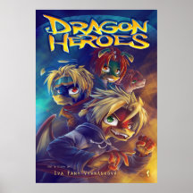 Héroes del dragón impresiones