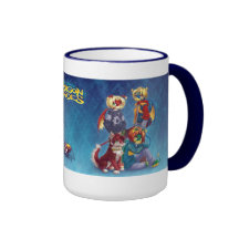 Héroes del dragón tazas