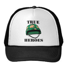 Héroes verdaderos del ejército gorros  