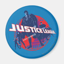 Héroes y globo globales de la liga de justicia iman para frigorífico