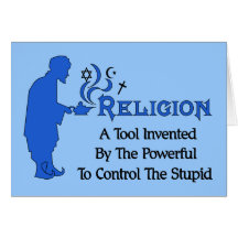 Herramienta de la religión tarjeta