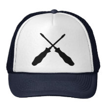 Herramientas cruzadas del destornillador gorros bordados