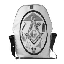 Herramientas y símbolos del Freemason Bolsa Messenger