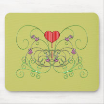 Herz heart Ornament Mauspads