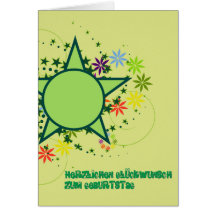 Herzlichen Glückwunsch zum Geburtstag Grußkarte