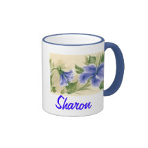 Hibisco azul taza