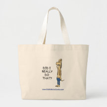 ¿Hice realmente eso? Bolsa Lienzo