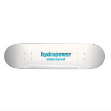 ¡Hidroelectricidad mojada! Patines
