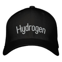 Hidrógeno Gorros Bordados