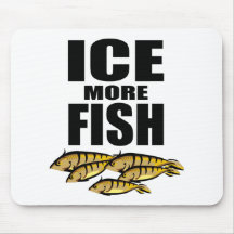 Hiele más pescados alfombrillas de ratones