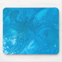 Hielo azul Mousepad Tapetes De Raton