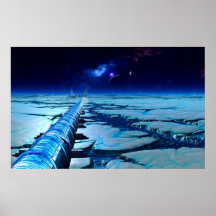 Hielo azul impresiones