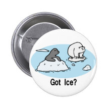 ¿Hielo conseguido? botón Pins