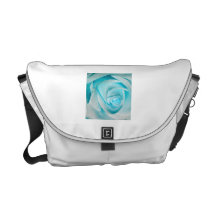 Hielo de la turquesa subió bolsas messenger