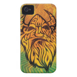 Hielo y nieve Viking iPhone 4 Case-Mate Cárcasa