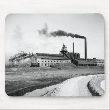 Hierro 1903 de Detroit y acero Mousepad Tapete De Raton