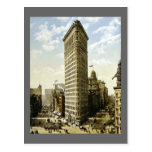 Hierro plano que construye New York City, vintage  Postal