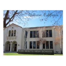 High School secundaria de San Benito Tarjeta Postal
