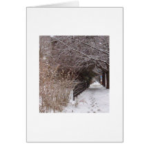 Highland Park en la nieve Tarjeta