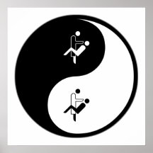 Higiene dental de Yin Yang Posters