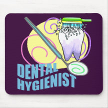 Higienista dental alfombrilla de raton