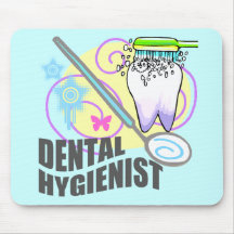 Higienista dental alfombrilla de raton