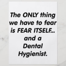 higienista dental del miedo tarjetas publicitarias