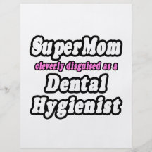 Higienista dental del SuperMom… Tarjetas Publicitarias