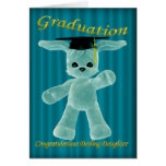 Hija del querido de la graduación felicitación