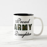 Hija orgullosa del ejército tazas