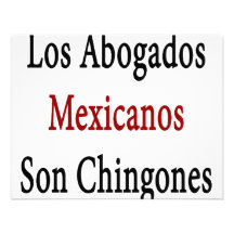 Hijo Chingones del Los Abogados Mexicanos Invitación