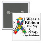 Hijo - cinta del autismo pins