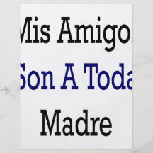 Hijo de los amigos del Mis un Toda Madre Tarjeta Publicitaria