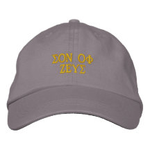 HIJO DE ZEUS GORRO BORDADO