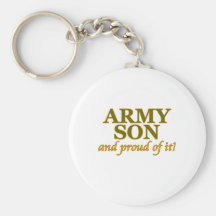 Hijo del ejército y orgulloso de él llavero personalizado