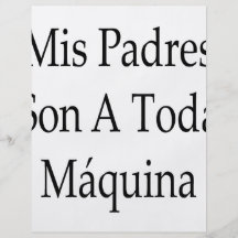 Hijo del Mis Padres un Toda Maquina Tarjetón