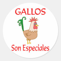 Hijo Especiales de Gallos Pegatinas
