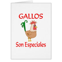 Hijo Especiales de Gallos Tarjeton
