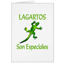Hijo Especiales de Lagartos Tarjetón