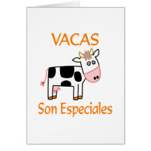 Hijo Especiales de Vacas Felicitacion