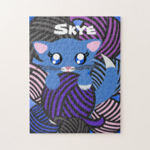 ¡Hilados del gatito de Skye Toon! Rompecabezas