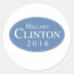HILLARY CLINTON 2016 OVALESQUE - .PNG ETIQUETAS REDONDAS