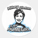 Hillary Clinton es mi homegirl Pegatina